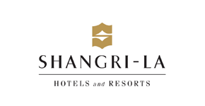 SHANGRI-LA品牌logo設計_五星級酒店品牌設計、SHANGRI-LA酒店vi設計、酒店標志設計、高級酒店標識設計      